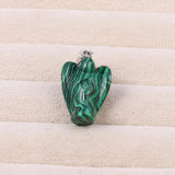 2 PCS Crystal Reiki Healing Angel Pendant DIY Jewelry Gift