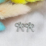20pcs Colorful Bow Knot Enamel Charms Zinc Alloy Mini Bow Pendants