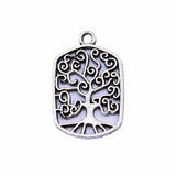 20pcs Antique Silver Tree Of Life Charms for DIY Jewelry Making
