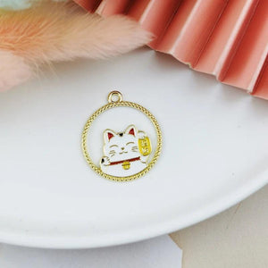 10pcs Wreath Fruit Enamel Metal Charms for Jewelry Making DIY Bracelet Finding