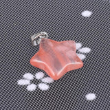 5 pcs Natural Star Agate Reiki Crystal Pendant DIY Jewelry Making