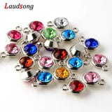 50pcs Water Drop Inlay Acrylic Drill CCB Heart Charms Plastic Pendants