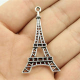 10pcs Eiffel Tower Charms 44x24mm DIY Jewelry Findings Antique Silver/Bronze