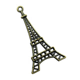 10pcs Eiffel Tower Charms 44x24mm DIY Jewelry Findings Antique Silver/Bronze