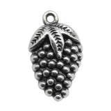 20pcs 21x12mm Grape Charms Pendants Jewelry Making Antique Silver Bronze Plated