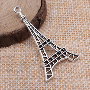 10pcs Eiffel Tower Charms Antique Silver/Bronze DIY Jewelry Making Findings