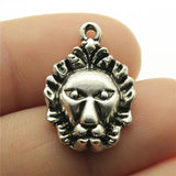 10pcs 24x16mm Lion Charms Jewelry Making Antique Silver Bronze Plated