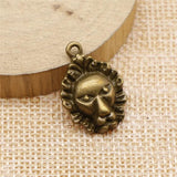 10pcs 24x16mm Lion Charms Jewelry Making Antique Silver Bronze Plated