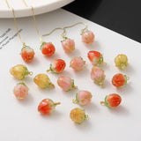 10pcs 3D Flower Epoxy Charms DIY Jewelry Making
