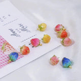 10pcs 3D Flower Epoxy Charms DIY Jewelry Making