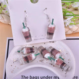 10pcs Frappuccino Cup Resin Charms for DIY Jewelry Making