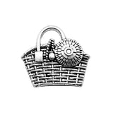 10pcs Handbag Charms Antique Silver Plated Charms Jewelry Findings