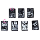 10Pcs Arcylic Tarot Charm Pendant DIY Jewelry Findings 34*25MM