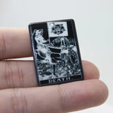 10Pcs Arcylic Tarot Charm Pendant DIY Jewelry Findings 34*25MM