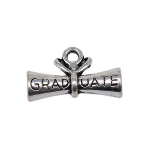 10pcs 22x13mm Diploma Graduate Charms for DIY Jewelry Making Pendant