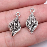 10pcs Conch Charms for Jewelry Making Antique Silver Plated Alloy Pendant