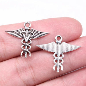 20pcs Medical Symbol Charms 25x20mm - DIY Jewelry Findings