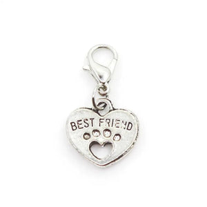 Heart Dangle Charms Lobster Clasp DIY Bracelet Pendants