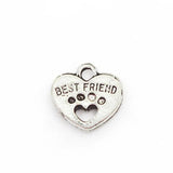 Heart Dangle Charms Lobster Clasp DIY Bracelet Pendants