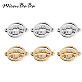 5PCS Stainless Steel Lips Mouth Pendants for Jewelry DIY Making