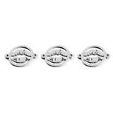 5PCS Stainless Steel Lips Mouth Pendants for Jewelry DIY Making