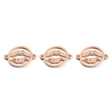 5PCS Stainless Steel Lips Mouth Pendants for Jewelry DIY Making