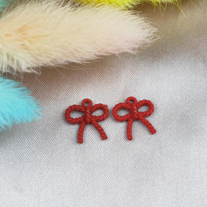 20pcs Mini Bow Tie Enamel Metal Charms Pendants DIY Jewelry Craft 12*13mm
