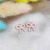 20pcs Mini Bow Tie Enamel Metal Charms Pendants DIY Jewelry Craft 12*13mm