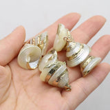5Pcs Conch Sea Shell Pendant Bohemian Snail Necklace