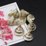 5Pcs Conch Sea Shell Pendant Bohemian Snail Necklace