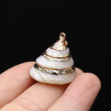 5Pcs Conch Sea Shell Pendant Bohemian Snail Necklace