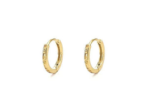 10pcs Round Earring Hoops, Minimalist Cartilage Earrings, 13.2x12.8mm