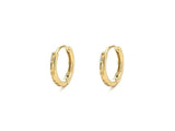 10pcs Round Earring Hoops, Minimalist Cartilage Earrings, 13.2x12.8mm