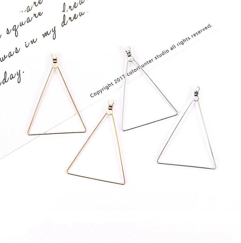 10 Pcs Geometry Charms Pendant Diy Jewelry Making Accessories