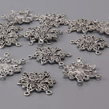10 Pc Tibetan Silver Flower Charms Pendant Jewelry Making Supplies