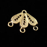 10pcs Plated Leaf Charm Copper Pendant for DIY Jewelry Making