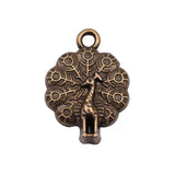 20pcs 21x15mm Peacock Charms Pendants Jewelry Findings DIY Accessories