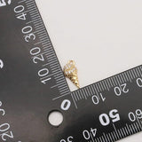 5PC Ice Cream Zircon Charms Pendants for DIY Jewelry Making JA0578