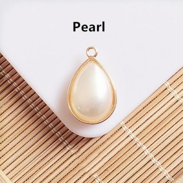 10pcs Colorful Water Drop Rhinestone Charms DIY Jewelry Making
