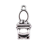 20pcs 20x9mm Dresser Charms DIY Jewelry Findings Antique Silver Plated Bronze