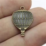 20pcs 24x16mm Hot Air Balloon Charm Pendants For Jewelry Making