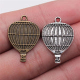 20pcs 24x16mm Hot Air Balloon Charm Pendants For Jewelry Making