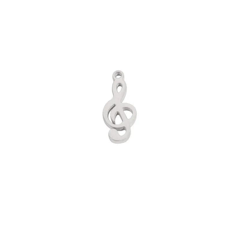 5pcs Stainless Steel Plane Cutting Charms Pendants DIY Earring Bracelet
