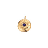 5pcs Stainless Steel Plated Boho Sun Flower Earring Charms