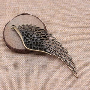 2pcs Angel Wings Charms Antique Bronze Plated DIY Jewelry Making Charms Pendant
