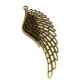 2pcs Angel Wings Charms Antique Bronze Plated DIY Jewelry Making Charms Pendant