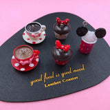 10pcs Resin 3D Cup Charm for DIY Earring Keychain Decoration