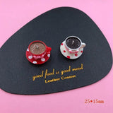 10pcs Resin 3D Cup Charm for DIY Earring Keychain Decoration