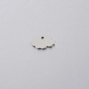 5Pcs Stainless Steel Cloud Charms For DIY Jewelry Making