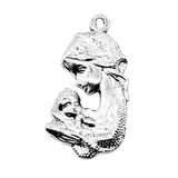 6pcs Mother Child Charm Pendants 37x20mm Mom And Child Charms For Jewelry Making